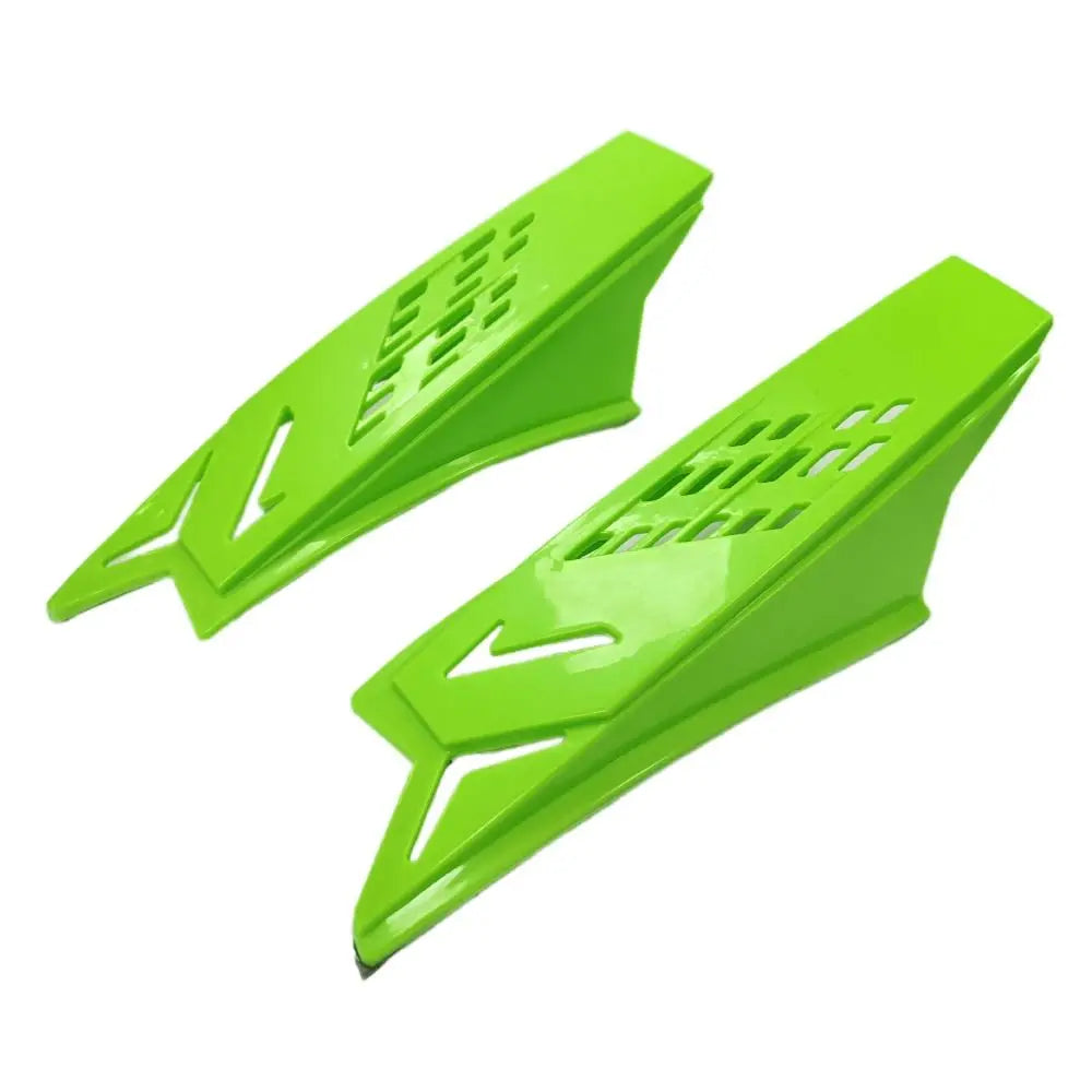 2-Pack Self-Adhesive Motorcycle Helmet Horn Ears | Decorative Helmet Decoration HIP Green
