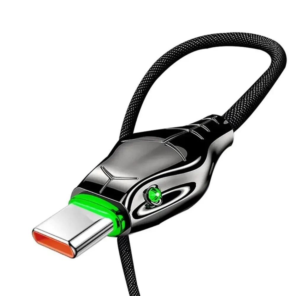 66W USB-C 5A Fast Charging Cable with LED Indicator – 1M USB Charging Cable HIP