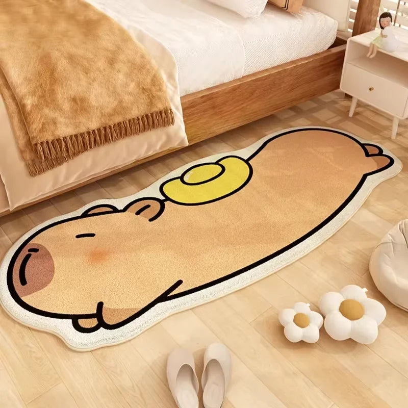 Soft Faux Cashmere Cartoon Rug – Bedroom & Living Room Carpet Area Rug HIP