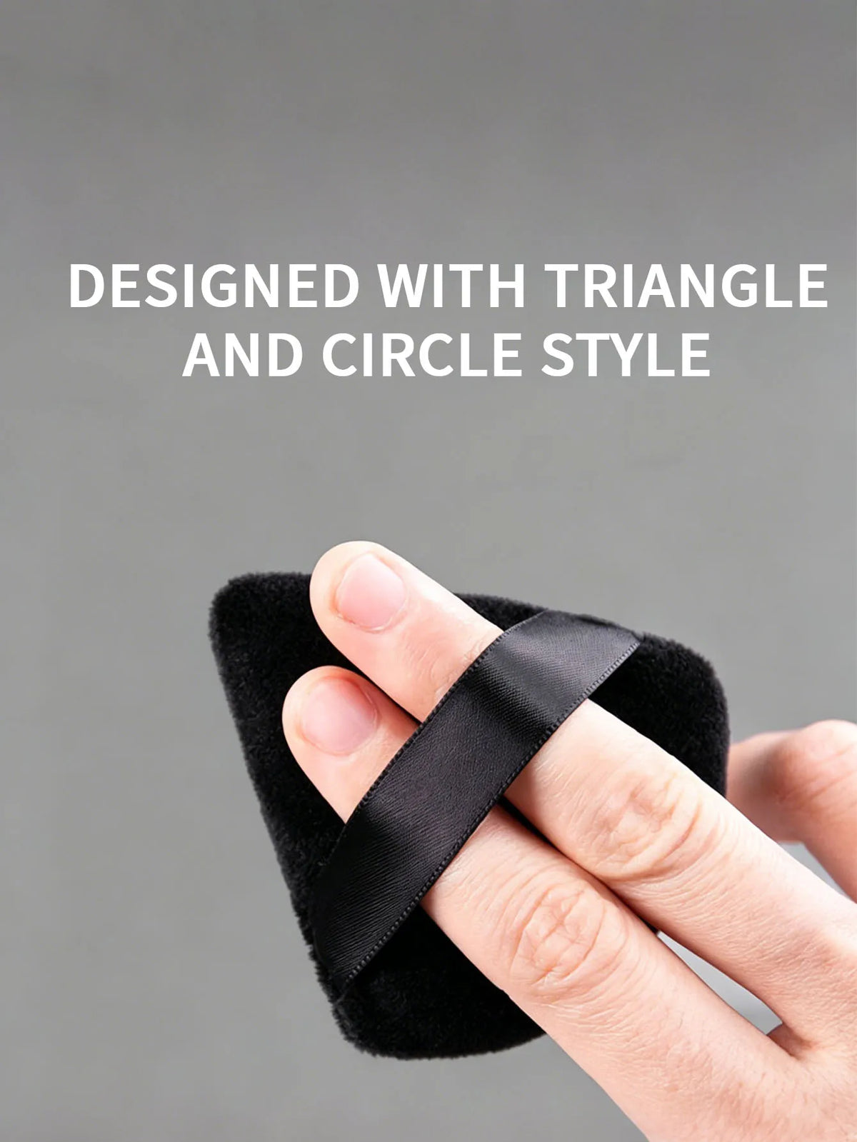 5-Pack Velvet Triangle Makeup Sponges & Powder Puffs | HIP Makeup Powder Puff HIP