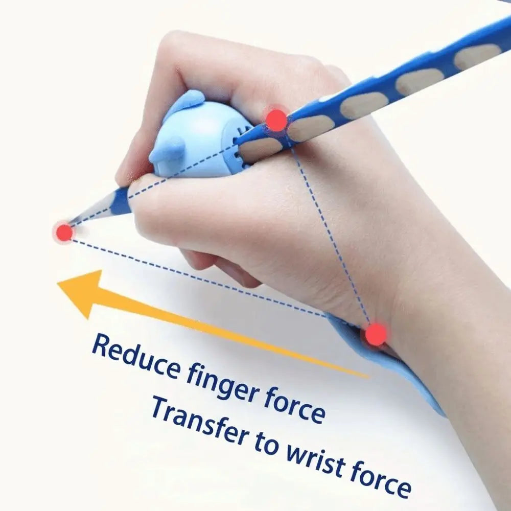 Wrist Posture Corrector Pencil Grip for Kids | Writing Aid Pencil Grip Aid HIP