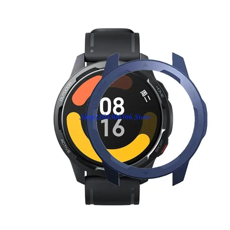 Hard Bumper Case & Screen Protector for Mi Watch S1 Active Smartwatch Bumper Case HIP