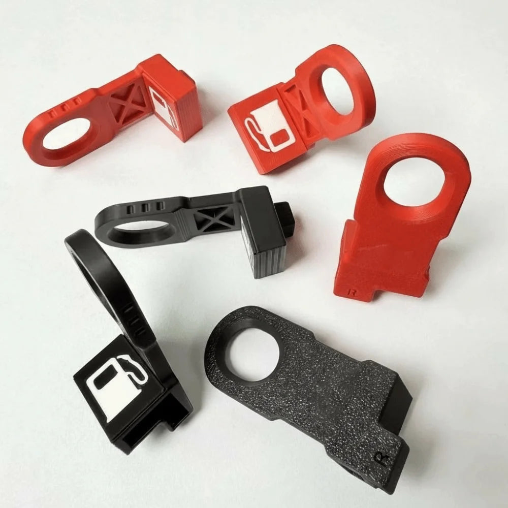 JB64 Fuel Tank Cap Extension Handle – Nylon Black & Red Fuel Cap Handle HIP