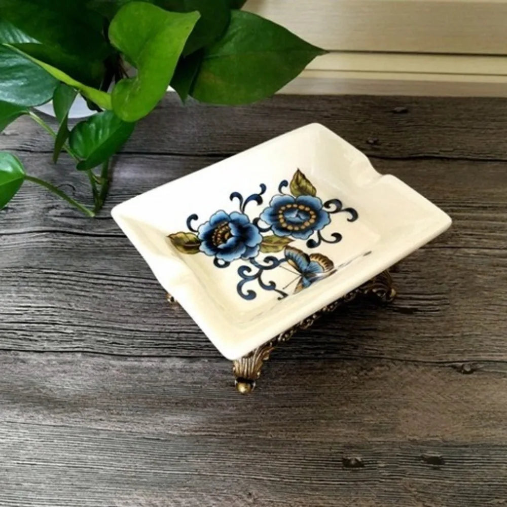 Vintage Ceramic Soap Dish – Self-Draining European Style Ceramic Soap Dish HIP