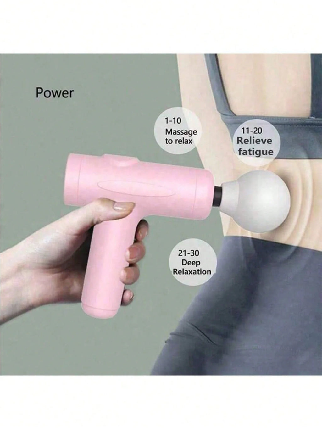 USB Fascia Massage Gun – Full Body Percussive Massager Fascia Massage Gun HIP