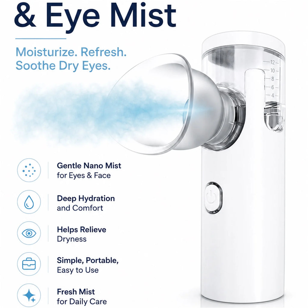 Portable Eye Steam Sprayer – Face & Eye Mist Humidifier Eye Steam Sprayer HIP