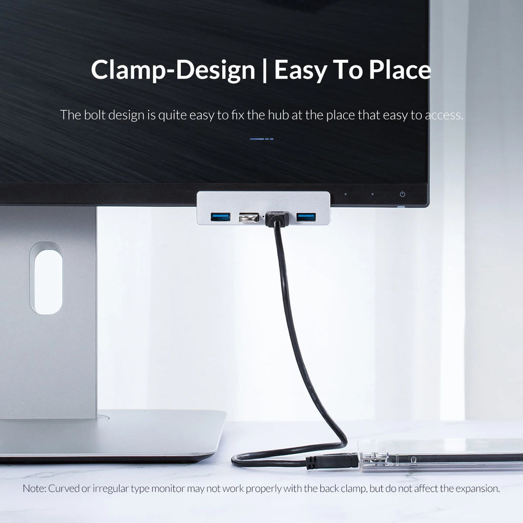 6-Port Clip-On USB 3.0 Hub Docking Station – 5Gbps USB Hub Docking Station HIP