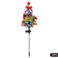 Solar Christmas Tree Lights Outdoors LED Christmas Decor IP65 Waterproof Garden Lawn Landscape Lamps for Patio Porch Pathway HIP 05