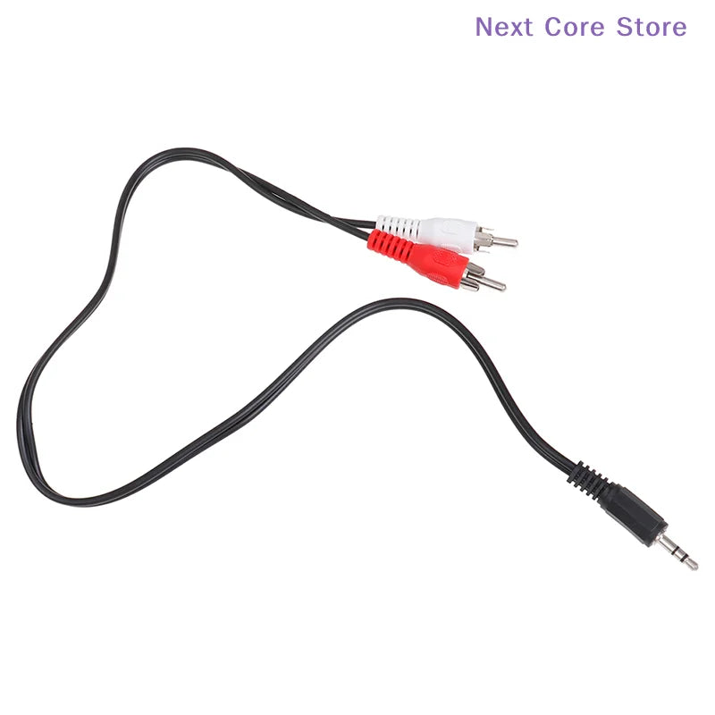 3.5mm Male to Dual Male Stereo Audio Splitter Cable 0.5M Audio Splitter Cable HIP