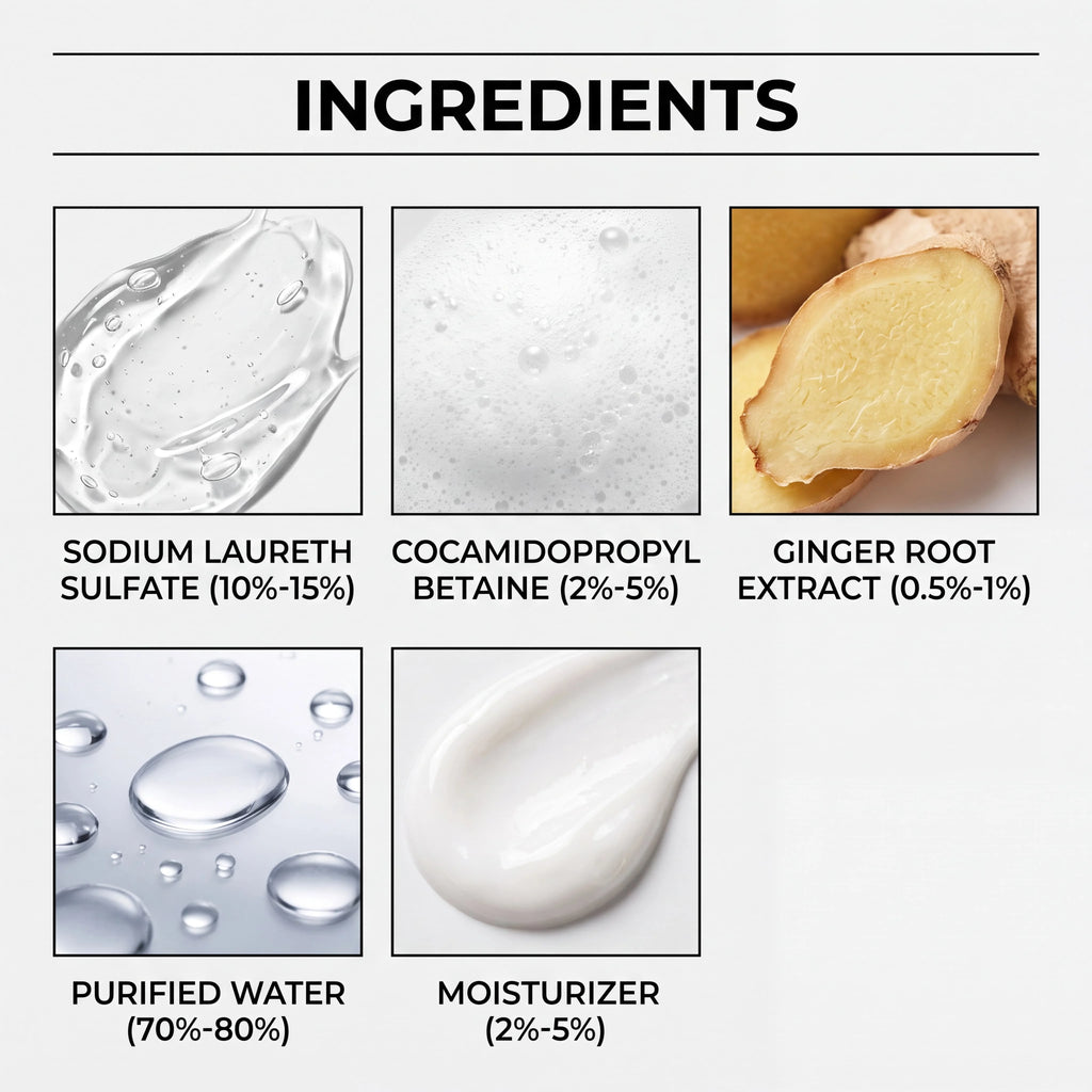 Men's Gentle pH Balanced Shampoo – Nourishing, All Hair Types Men's Shampoo HIP