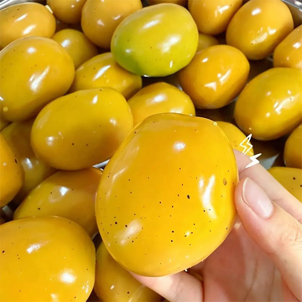 2026 DIY Temperature Adjustable Mango ASMR Building Block Pinch Ball Can Shape Decompress Toys Does Not Rebound When Squeezed HIP