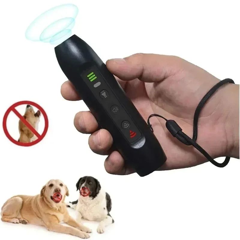 N10 Ultrasonic Dog Repeller Handheld with LED Flashlight Ultrasonic Dog Repeller HIP