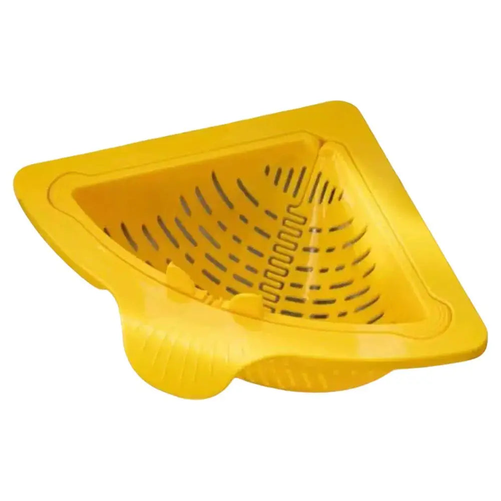 Kitchen Triangular Sink Drain Basket Food Waste Strainer Filter Hanging Corner Vegetable Fruit Colander Sponge Holder Organizer HIP A