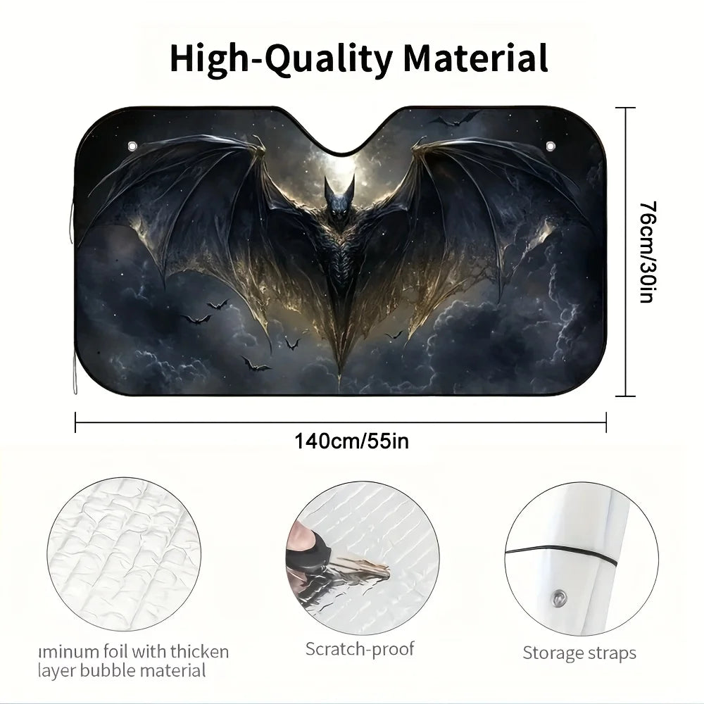 Batwing Car Sun Visor – Quirky Universal Sunshade Car Sun Visor HIP