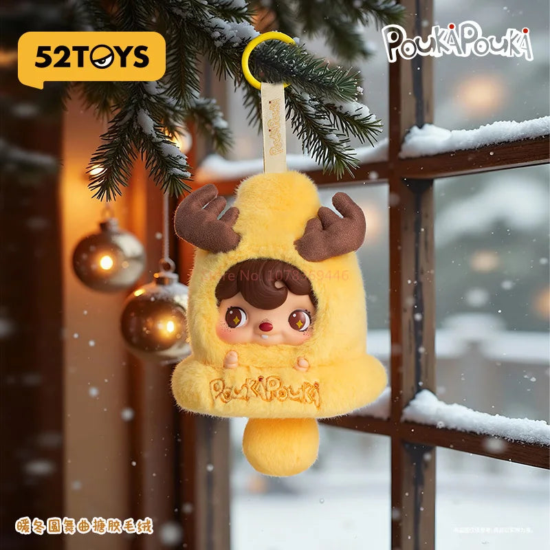 52TOYS Pouka Pouka Winter Waltz Plush Keychain Doll Gift Plush Pendant Doll HIP