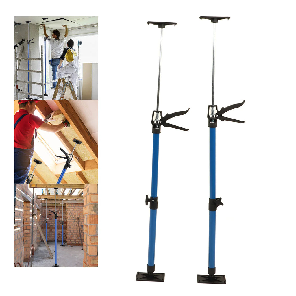 2pcs Cabinet Telescopic Support Rod Robust Non Slip Hanging Cabinet Support Pole Extendable Easily Adjusting for Door Frame HIP