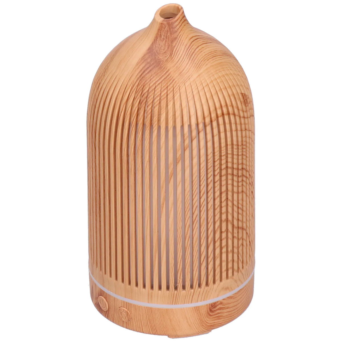 200ml Mini Hollow Humidifier with Night Light USB Powered Diffuser 5V Light Wood Grain Desktop Humidifier Humidifying Tool HIP