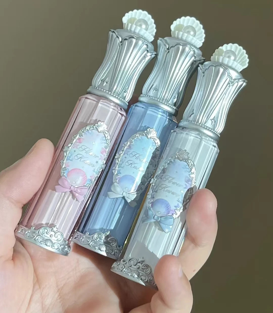 Flower Knows Shell's Jewel Lip Glaze – Shimmer & Hydrating Shimmer Lip Glaze HIP