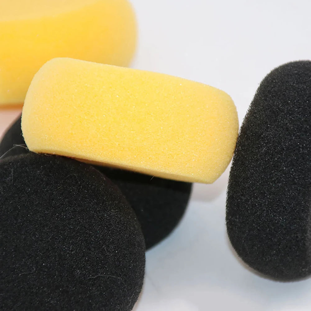 5Pcs Round Sponges Synthetic Practical Circle Sponges Small Sponges Yellow Sponges for Painting Pottery Cleaning Kitchen Tools HIP