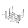 Stainless Steel Foldable Dish Rack Organizer with Drainage Dish Rack Organizer HIP 4 grids