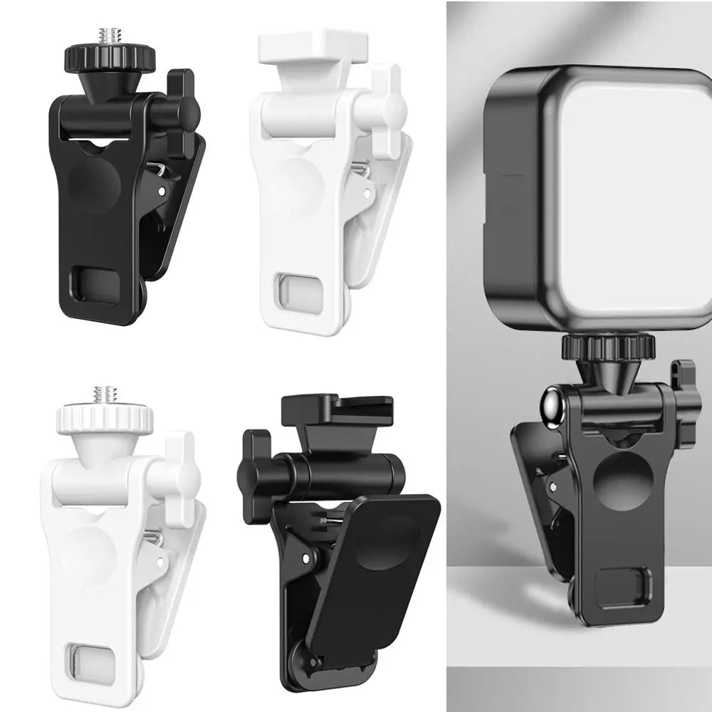 1/4" Screw Mount Mini Fill Light Clip – LED Selfie Clamp Fill Light Clip HIP