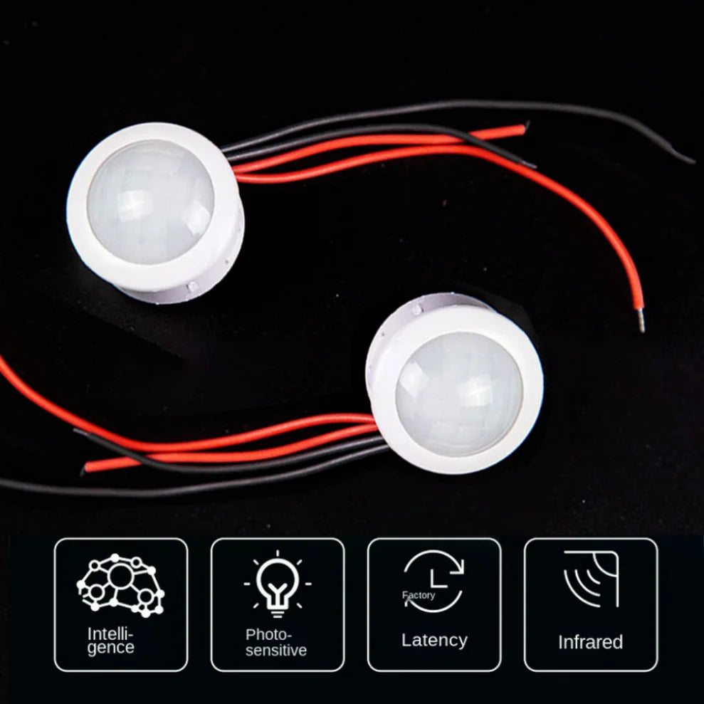 PIR Motion Sensor Switch 9V–60V | Auto LED Night Light Control Motion Sensor Switch HIP