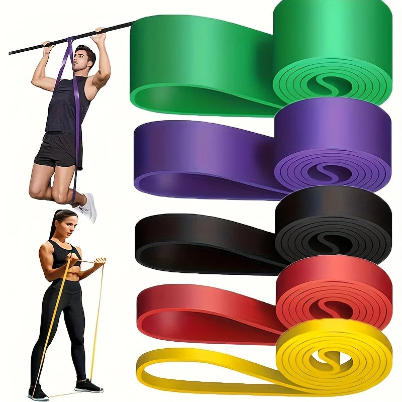 Resistance Bands Set Pull Straps Assistive Pull-Up Bands Exercise Straps Leg Exercise Bands for Gym Fitness Home Workout Equipme HIP 5pcs 5