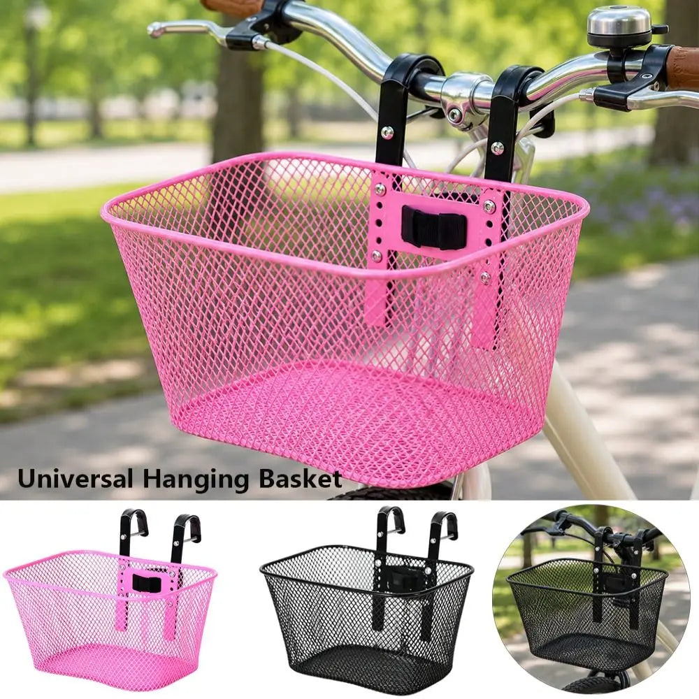 Adjustable Metal Bike Rear Mesh Basket – 12 to 20 Inch Bike Rear Basket HIP