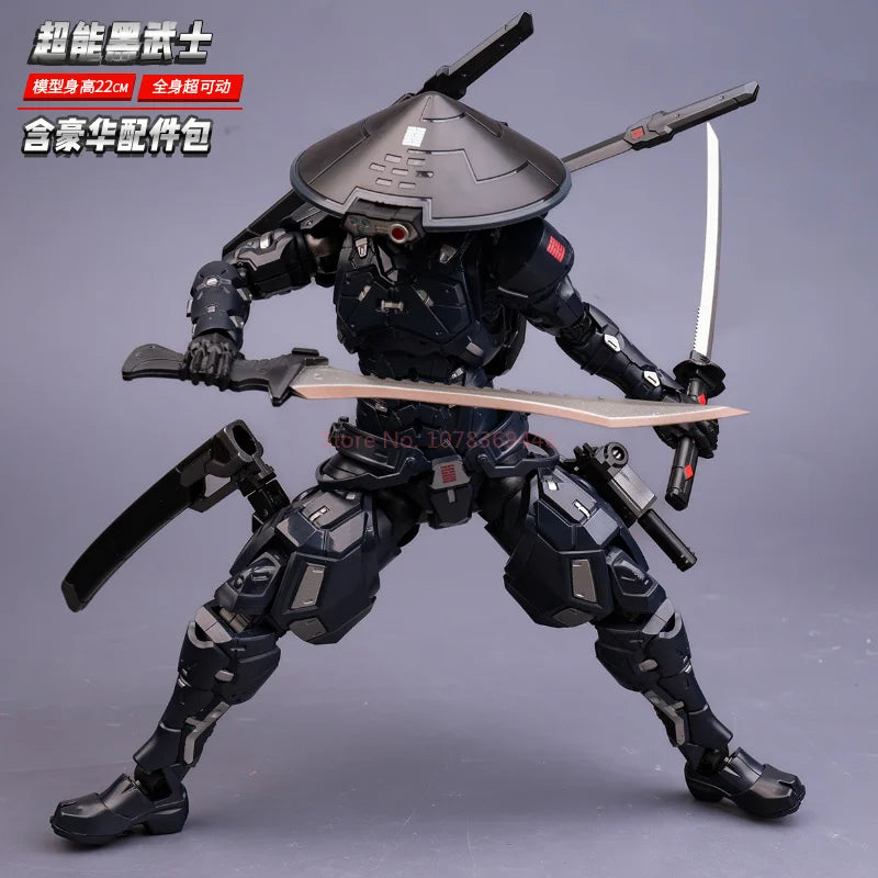 Black Warrior 2.0 Snake Eye SC001 Action Figure with Sword Collectible Action Figure HIP