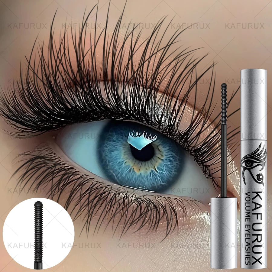 Black Silk Fiber Curling Mascara, Ultra-Fine Brush,Lengthening Volumizing,Waterproof Smudge-proof Eye Makeup Gifts Eye Lash Cosm HIP