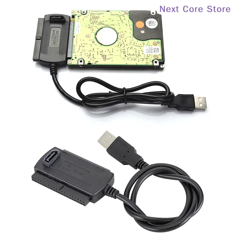 USB 2.0 to IDE Adapter Cable for 2.5" & 3.5" Hard Drives IDE USB Adapter HIP