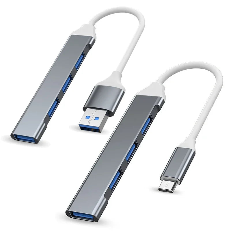 4-Port USB-C Hub – USB 3.0 & 2.0 Splitter Adapter OTG USB-C Hub HIP