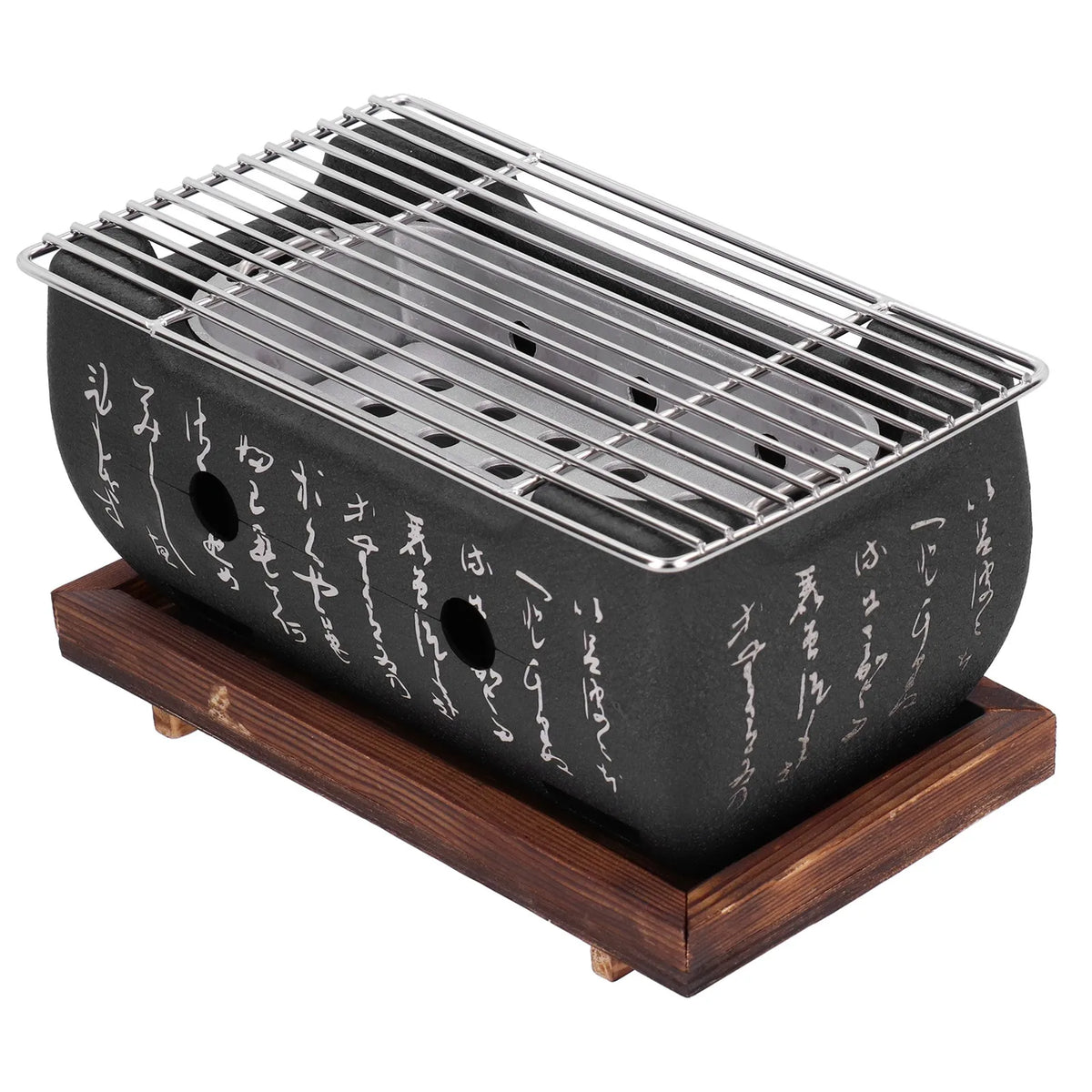 Portable BBQ Grill Japanese Barbecue Grill Mini Household Aluminium Alloy Charcoal Barbecue Stove Oven Accessories HIP Default Title