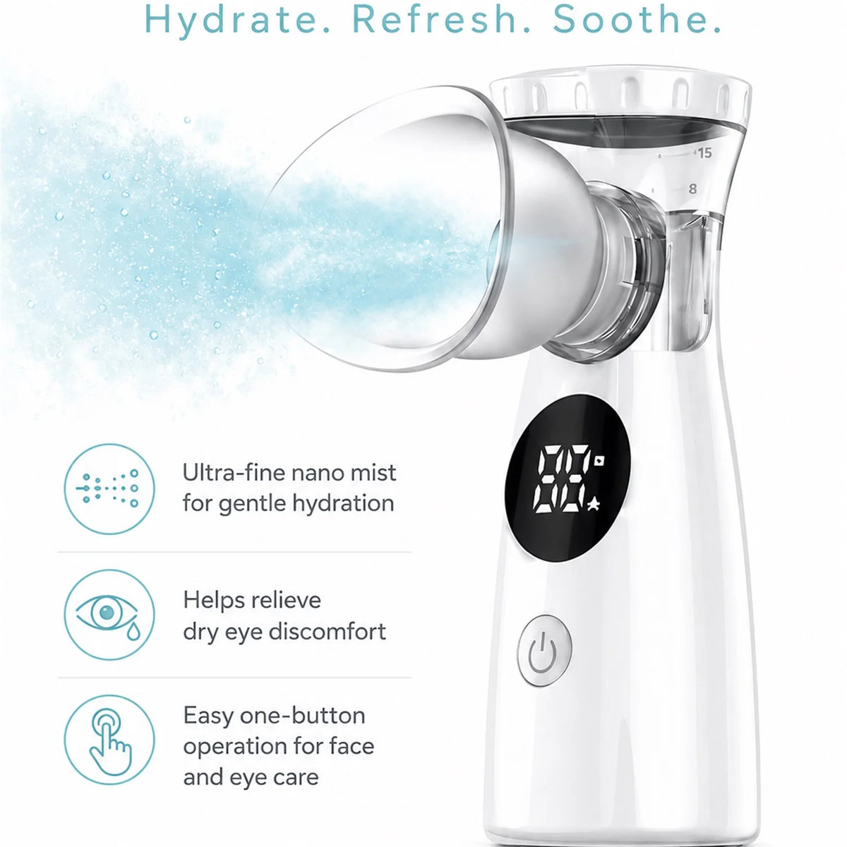 Facial Mesh Nebulizer Mist Sprayer – Deep Skin Hydration Facial Mist Sprayer HIP