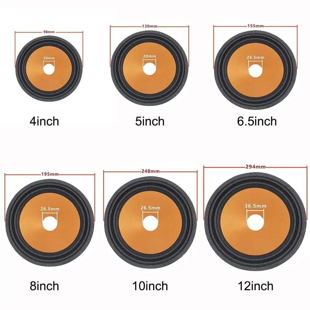 Speaker Woofer Paper Cone Cloth Edge 4–15 Inch Repair Part Speaker Repair Part HIP