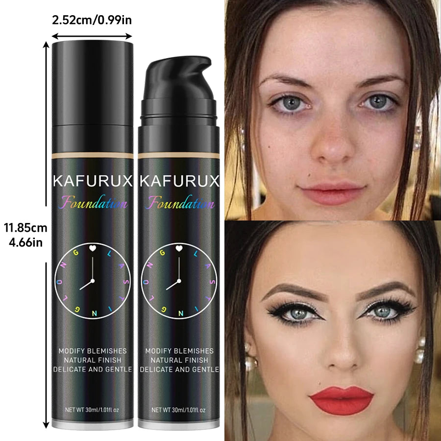 8 colors Liquid Foundation Effective Concealer Waterproof Sweat-resistant Face Korean Makeup Porfession Face Base Cosmetics Gift HIP