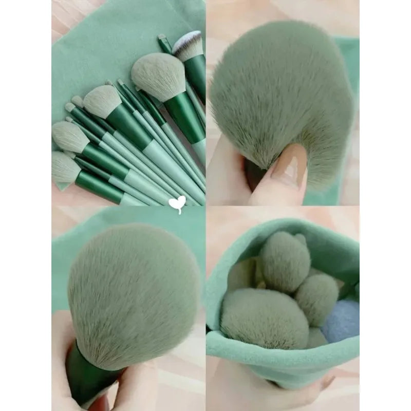RUZOFO 13-Piece Makeup Brush Set – Blend, Contour & Glow Makeup Brush Set HIP