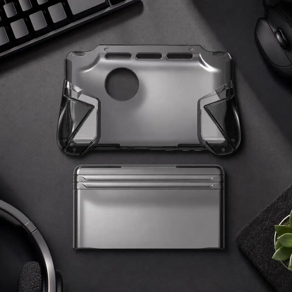 Soft Protective Case For AYN Thor Dual Screen Handheld Protective Cover With Transparent TPU Integrated Soft Handle HIP