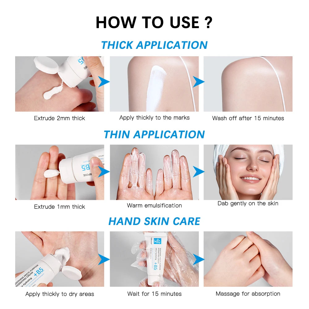 Soothing Multi-Purpose Hydrating Cream Reduces Redness Daily Helps Relieve Rough Cracked Skin Deep Skin Care HIP