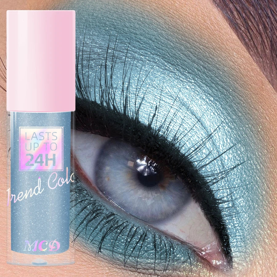 MCD 8-Color Metallic Liquid Eyeshadow – Waterproof Glitter Liquid Eyeshadow HIP 09