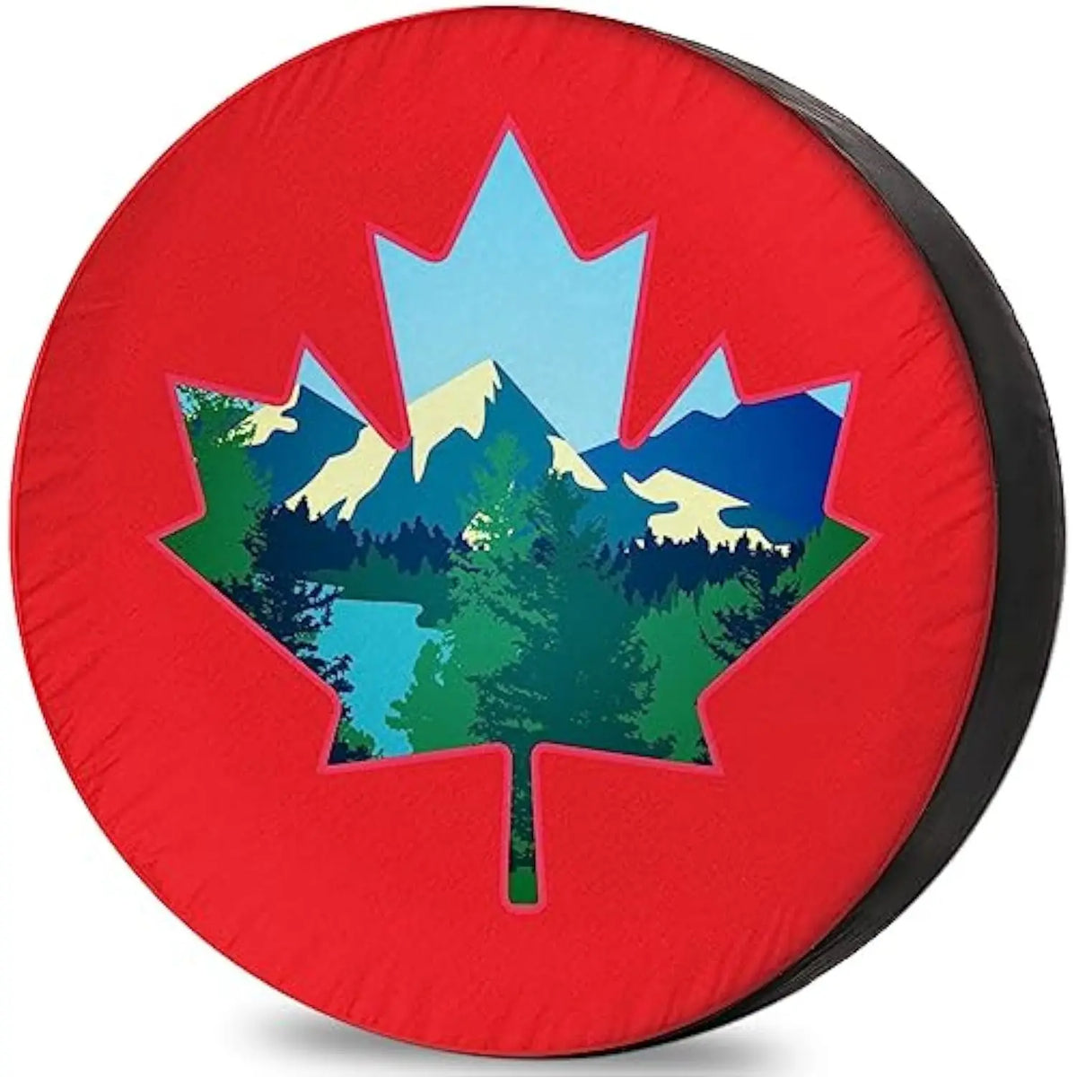 Canada Maple Leaf Spare Tire Cover – RV Camper Trailer Protector Spare Tire Cover HIP Acquiesce 14 in
