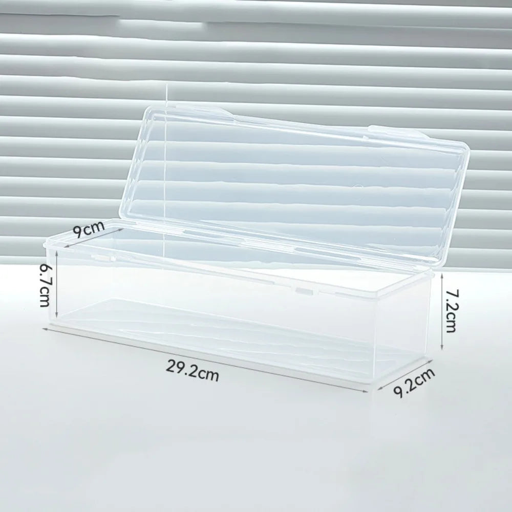 Clear Trading Card Storage Box with Adjustable Dividers Card Storage Box HIP Empty box
