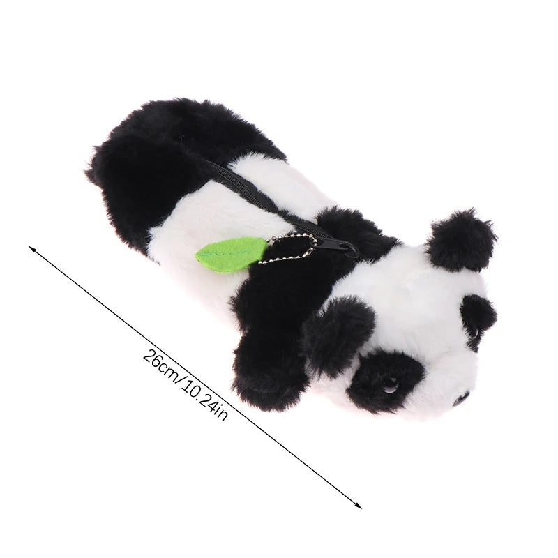 Cartoon Panda Plush Pencil Case & Cute Cosmetic Bag Plush Pencil Case HIP one size