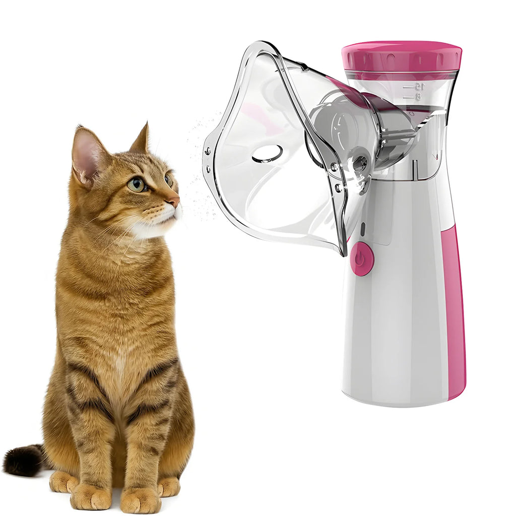 Fireurus Portable Pet Nebulizer Atomizer with Mask – 3 Levels Pet Nebulizer Atomizer HIP