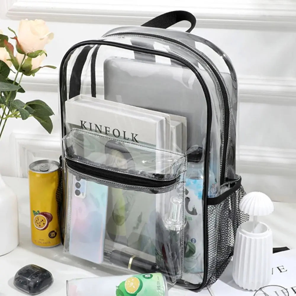 Transparent Waterproof Backpack – Large Capacity PVC Bag Transparent Backpack HIP