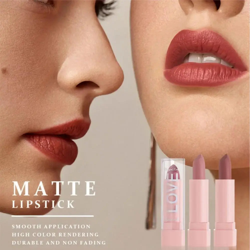 Dragon Ranee 10-Color Mini Matte Lipstick Gift Set | Velvet Matte Lipstick Set HIP