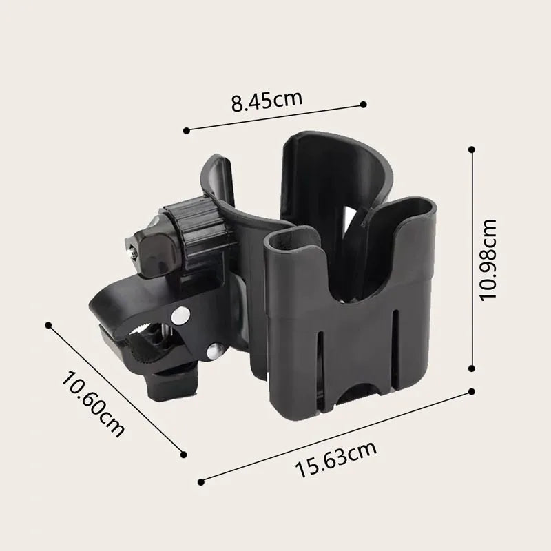 2-in-1 Baby Stroller Cup & Phone Holder – Universal Fit Stroller Cup Holder HIP