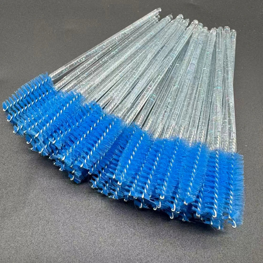 100-Pc Disposable Mascara Wands & Eyebrow Spoolie Brush Set Disposable Spoolie Set HIP