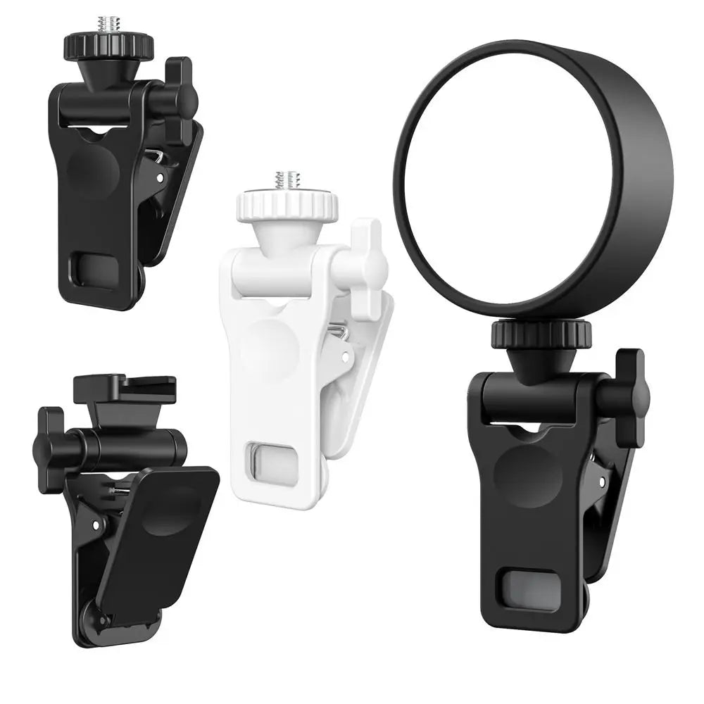 1/4" Screw Mount Mini Fill Light Clip – LED Selfie Clamp Fill Light Clip HIP