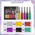 Temporary Hair Color Wax Kit – 6 Washable Shades & Brush Temporary Hair Color HIP B